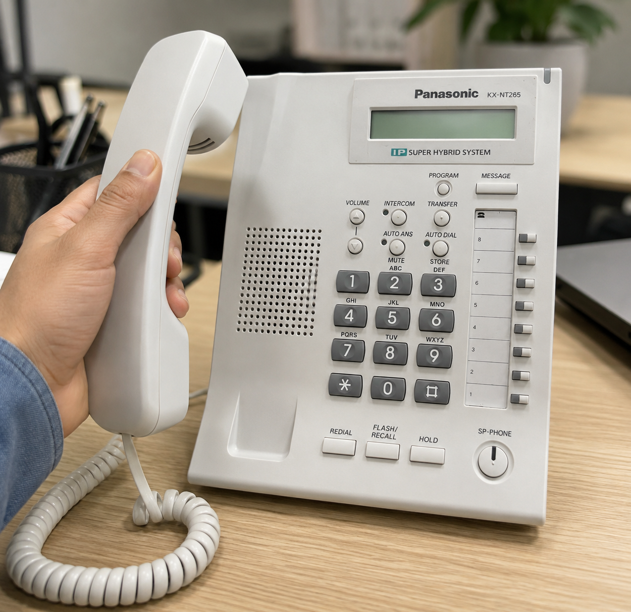 Teléfono IP Panasonic KX-NT265X