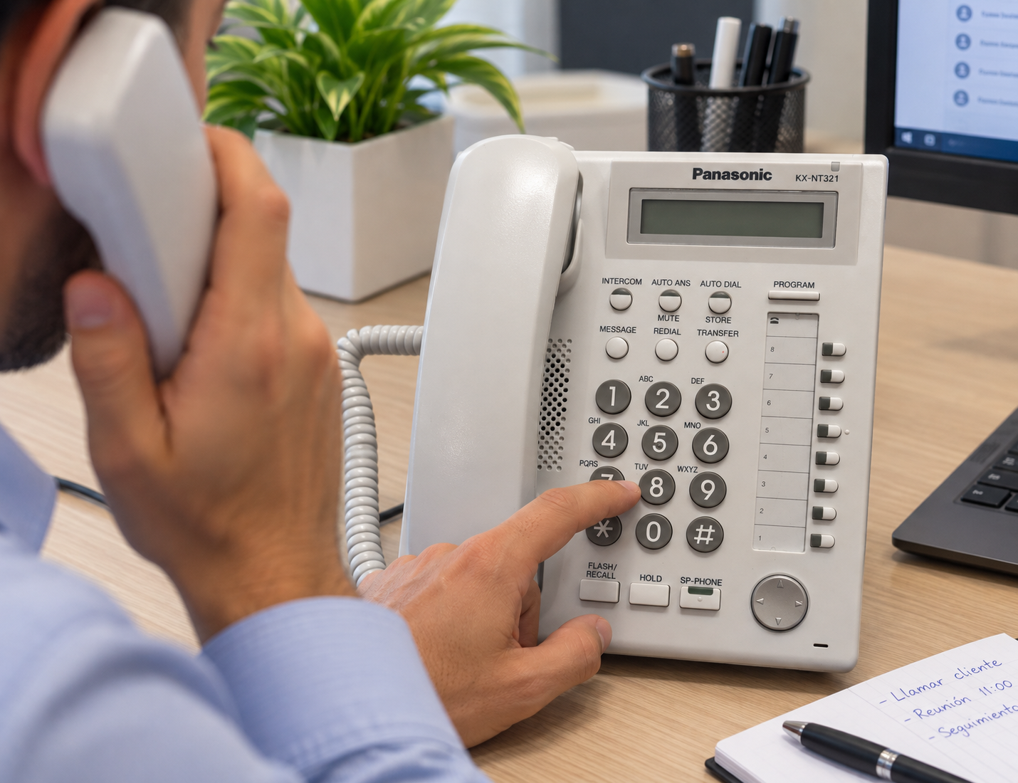Teléfono IP Panasonic KX-NT321X