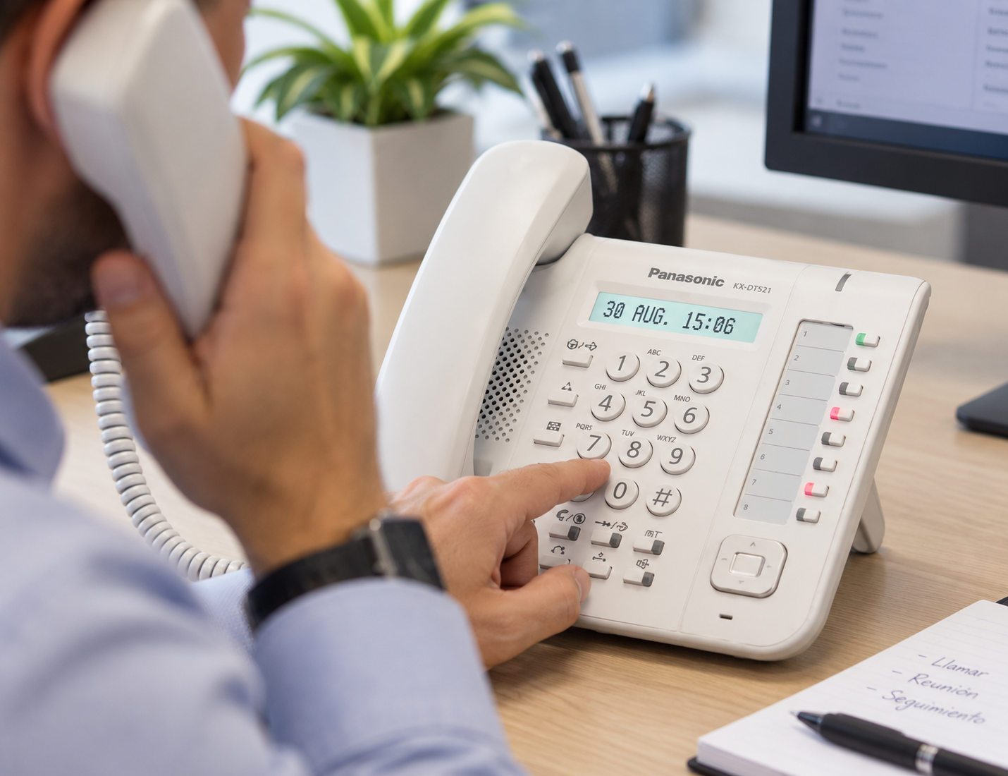 Teléfono IP Panasonic KX-NT511PXW