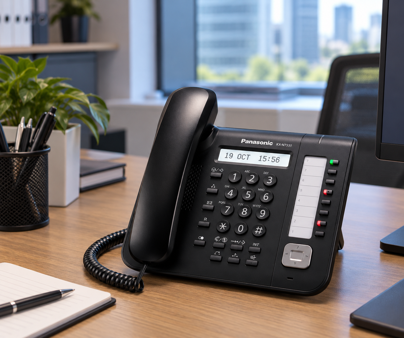 Teléfono IP Panasonic KX-NT551X-B