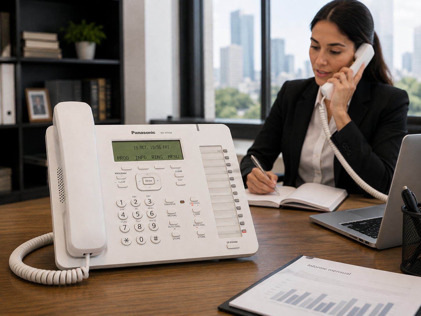 Telefono IP Panasonic KX-NT556X