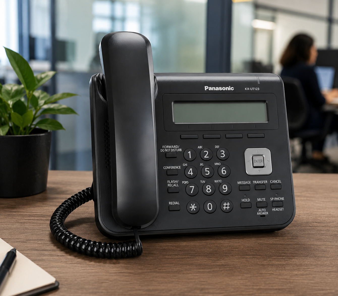 Teléfono SIP Panasonic KX-UT123-B