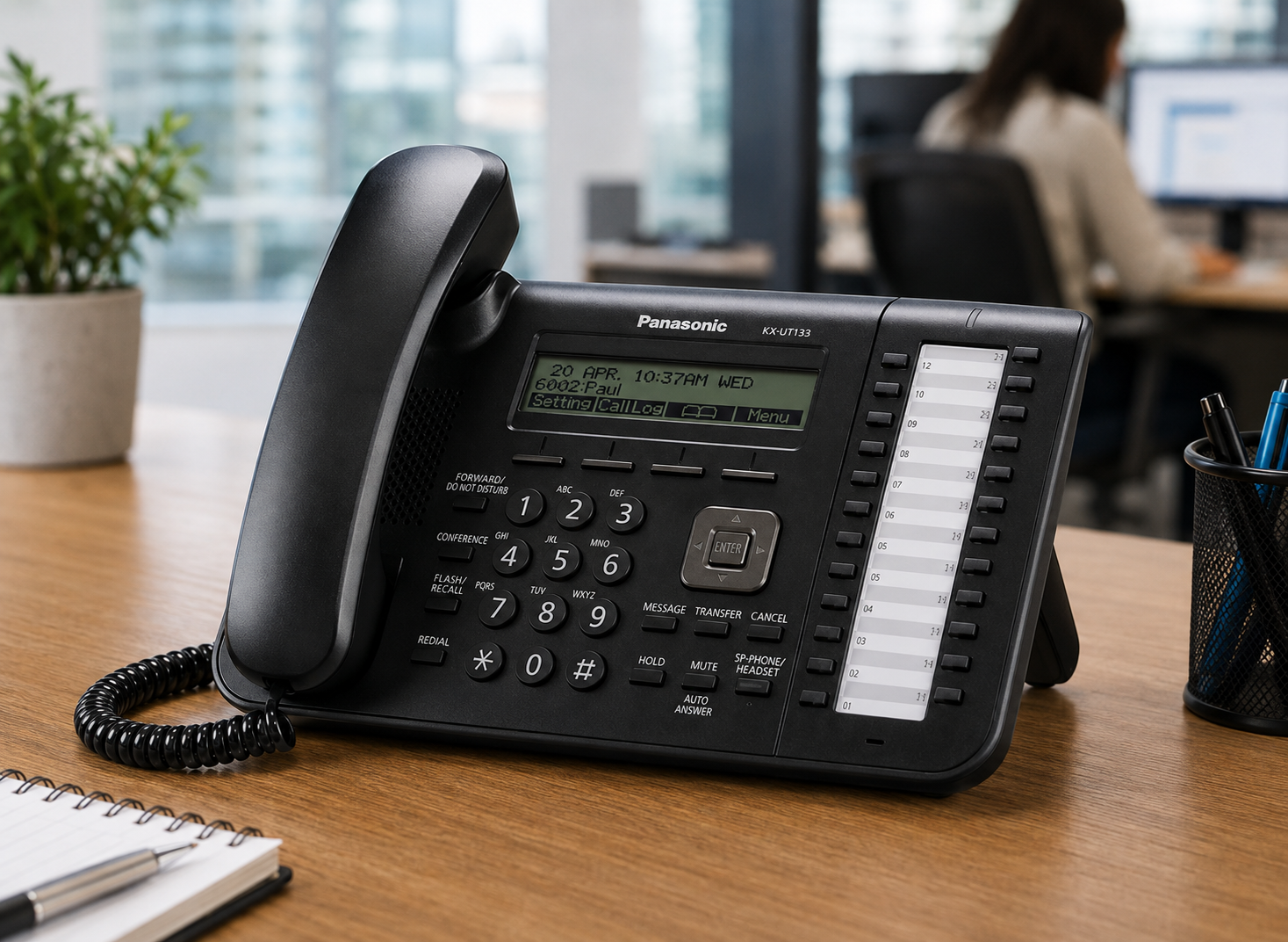 Teléfono SIP Panasonic KX-UT133-B