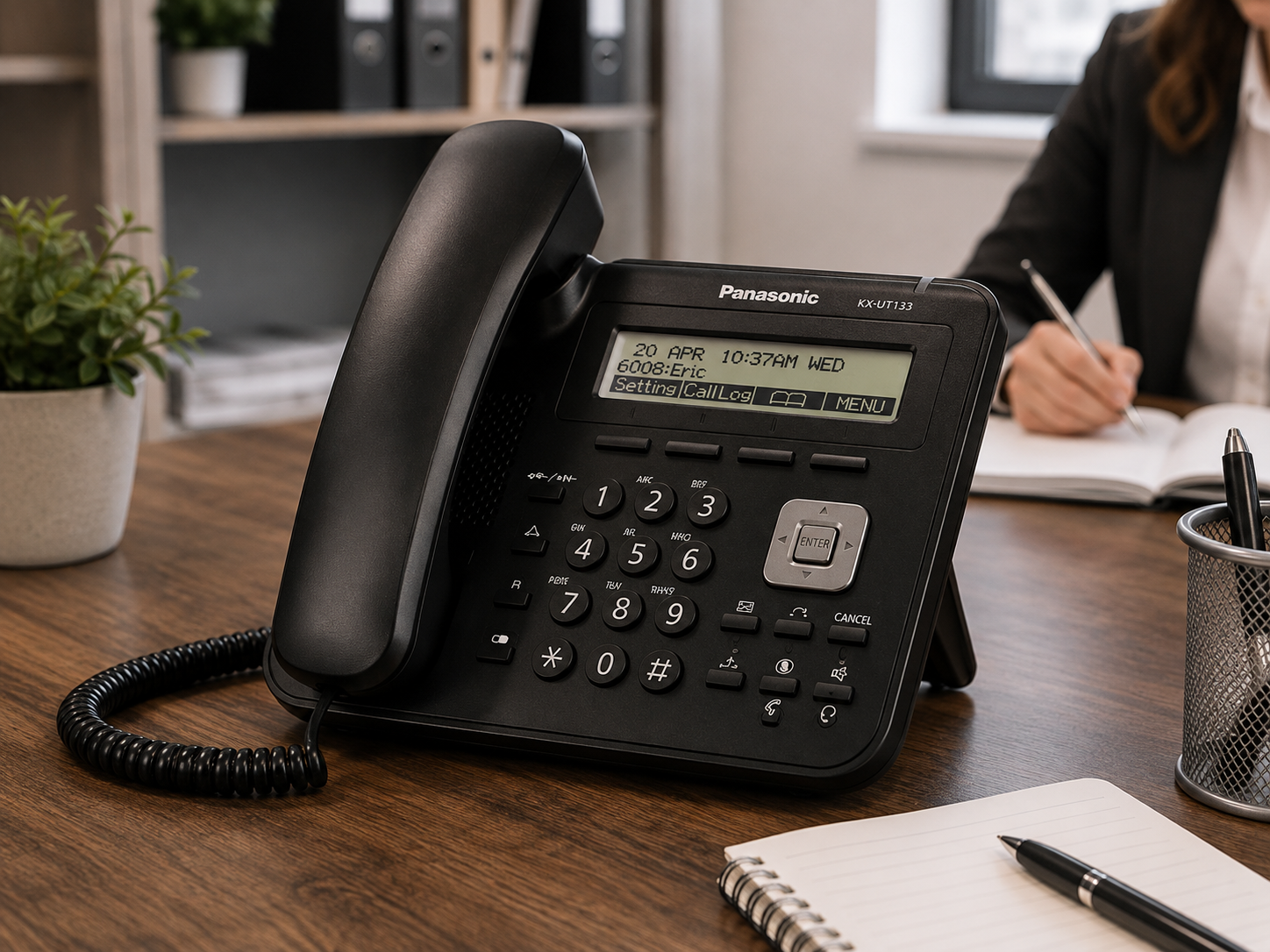 Teléfono SIP Panasonic KX-UT113-B